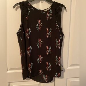 Daniel Rainn Crochet Detail Floral Blouse Petite Large